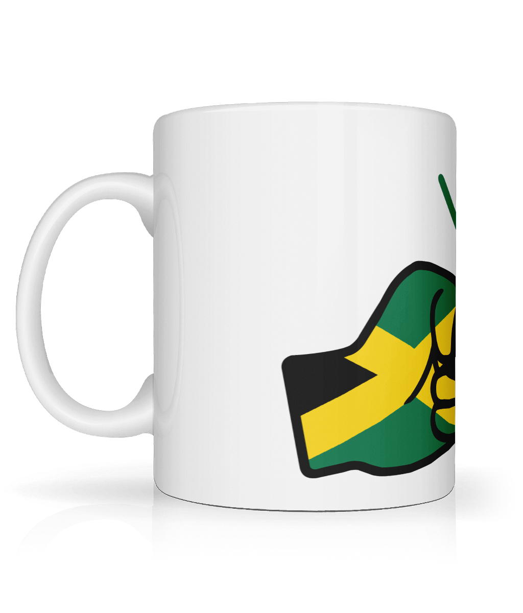 We Run Tings, Jamaica & United Kingdom, Dual Parentage, Tea, Coffee Ceramic Mug, Cup, White, 11oz