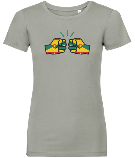 We Run Tings, Grenada, Women's, Organic Ring Spun Cotton, Contemporary Shaped Fit T-Shirt