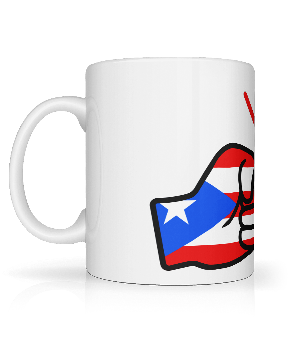 We Run Tings, Puerto Rico Mug