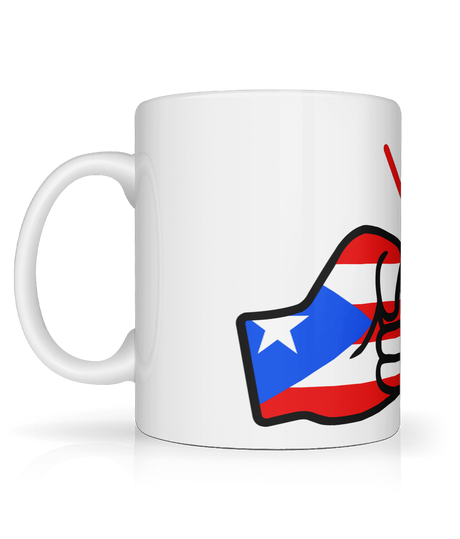 We Run Tings, Puerto Rico, Tea, Coffee Ceramic Mug, Cup, White, 11oz