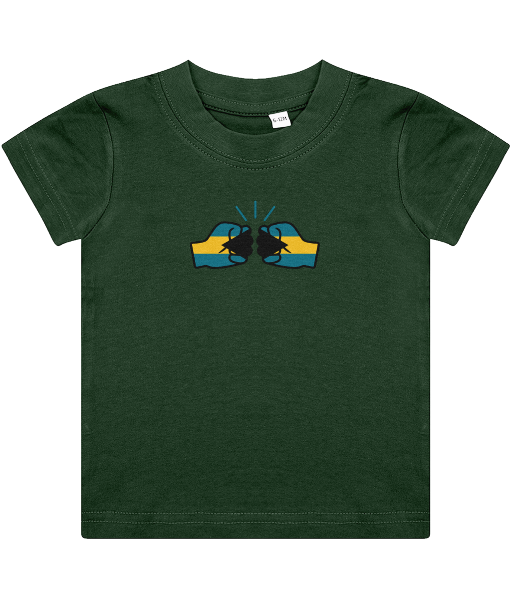 We Run Tings, Bahamas, Baby/Toddler Cotton T-Shirt, Various Colours