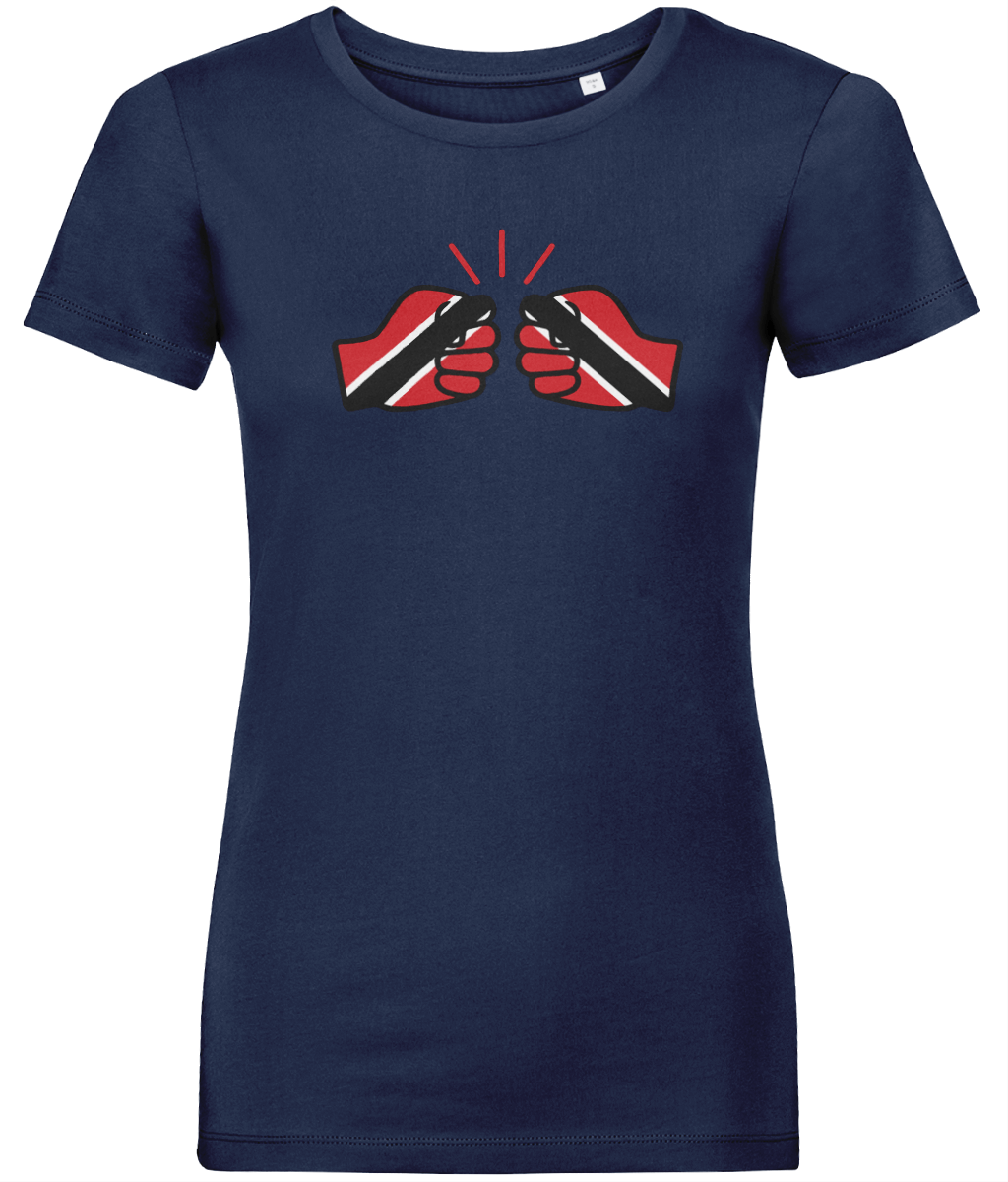 We Run Tings, Trinidad & Tobago, Women's, Organic Ring Spun Cotton, Contemporary Shaped Fit T-Shirt