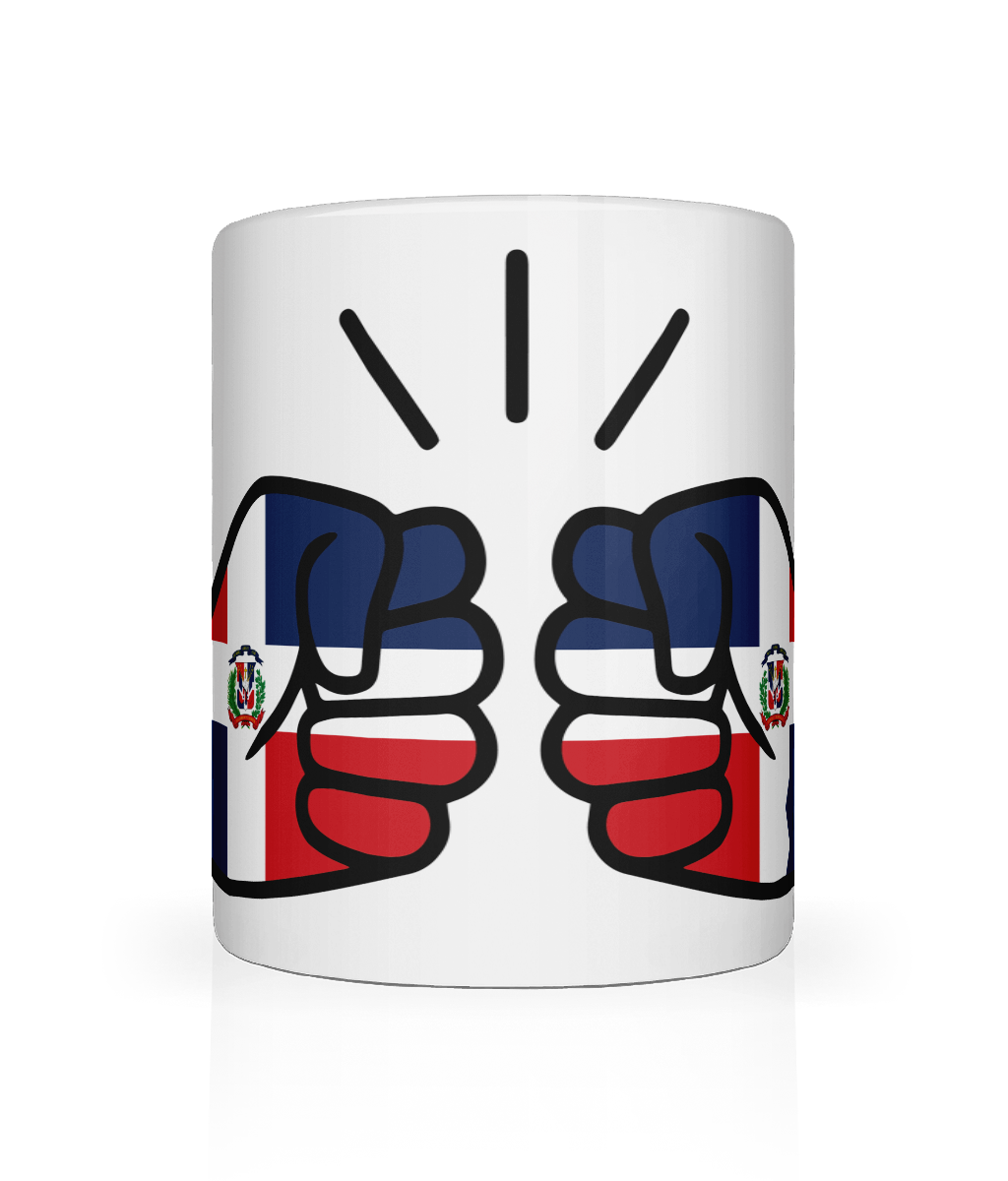 We Run Tings, Dominican Republic, Tea, Coffee Ceramic Mug, Cup, White, 11oz