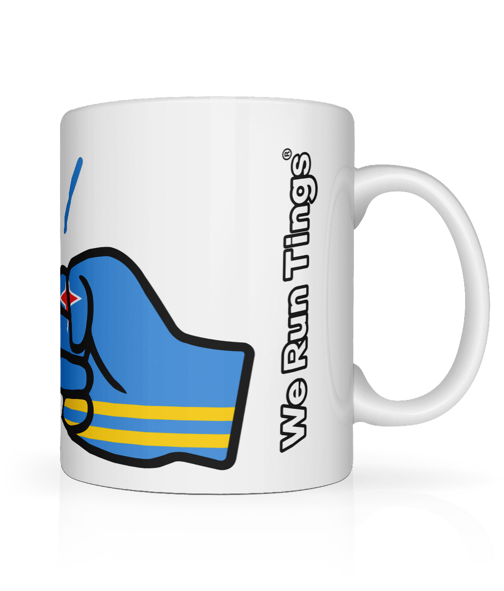 We Run Tings, Aruba Mug