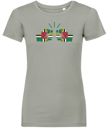 We Run Tings, Dominica, Women's, Organic Ring Spun Cotton, Contemporary Shaped Fit T-Shirt