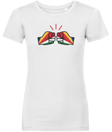 We Run Tings, Seychelles, Women's, Organic Ring Spun Cotton, Contemporary Shaped Fit T-Shirt