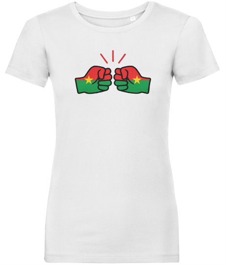 We Run Tings, Burkina Faso, Women's, Organic Ring Spun Cotton, Contemporary Shaped Fit T-Shirt