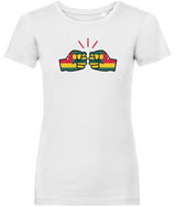 We Run Tings, Togo, Women's, Organic Ring Spun Cotton, Contemporary Shaped Fit T-Shirt