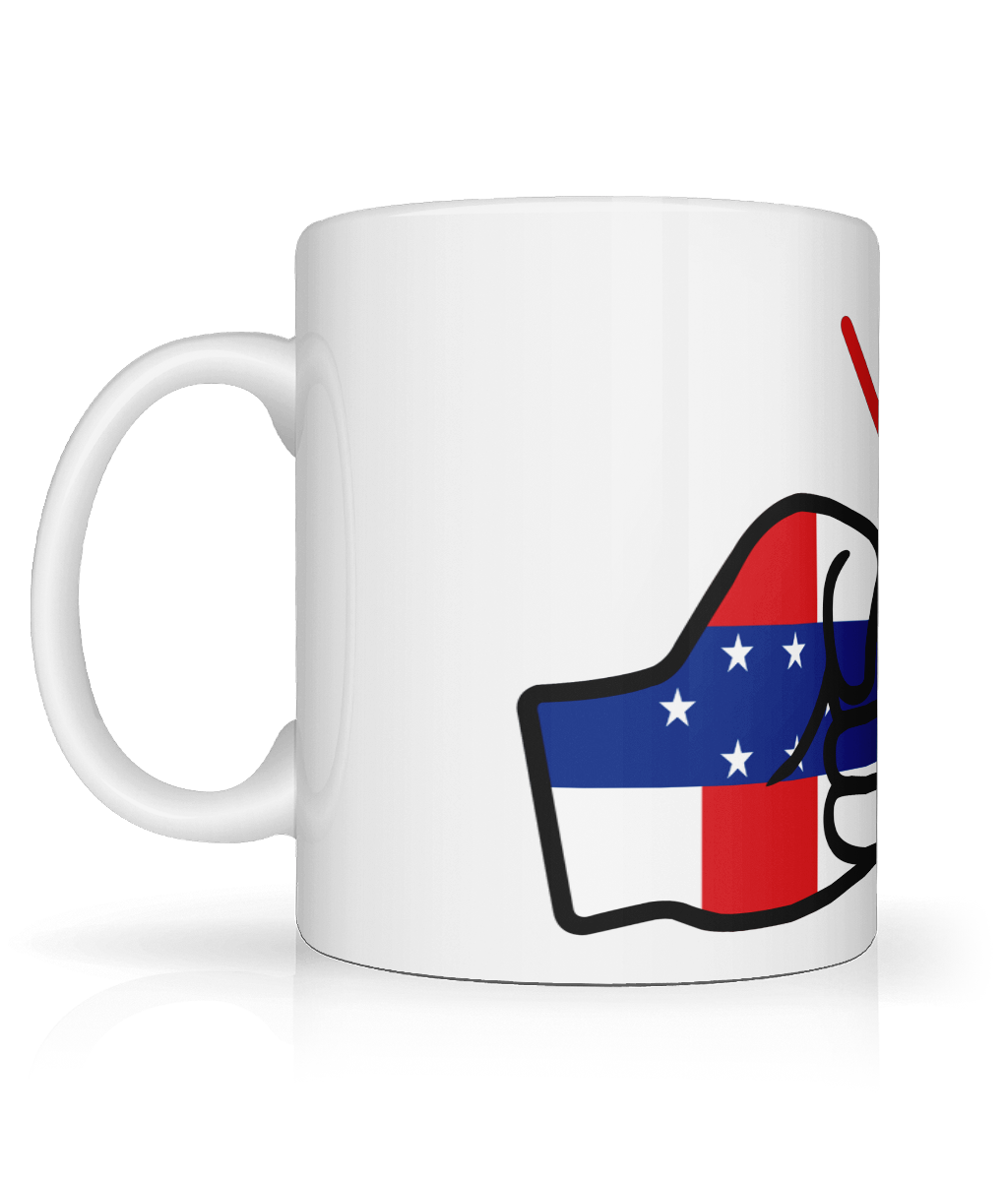 We Run Tings, Netherlands Antilles Mug