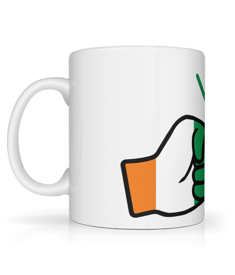 We Run Tings, Cote d’Ivoire/Ivory Coast, Tea, Coffee Ceramic Mug, Cup, White, 11oz