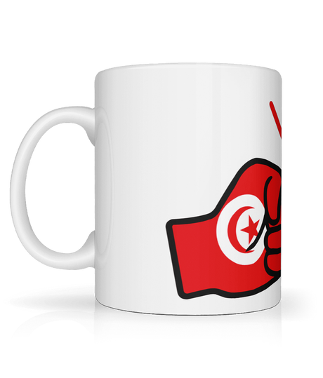 We Run Tings, Tunisia, Tea, Coffee Ceramic Mug, Cup, White, 11oz
