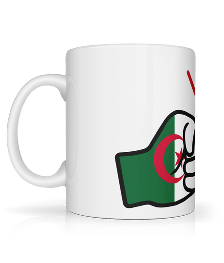 We Run Tings, Algeria, Tea, Coffee Ceramic Mug, Cup, White, 11oz