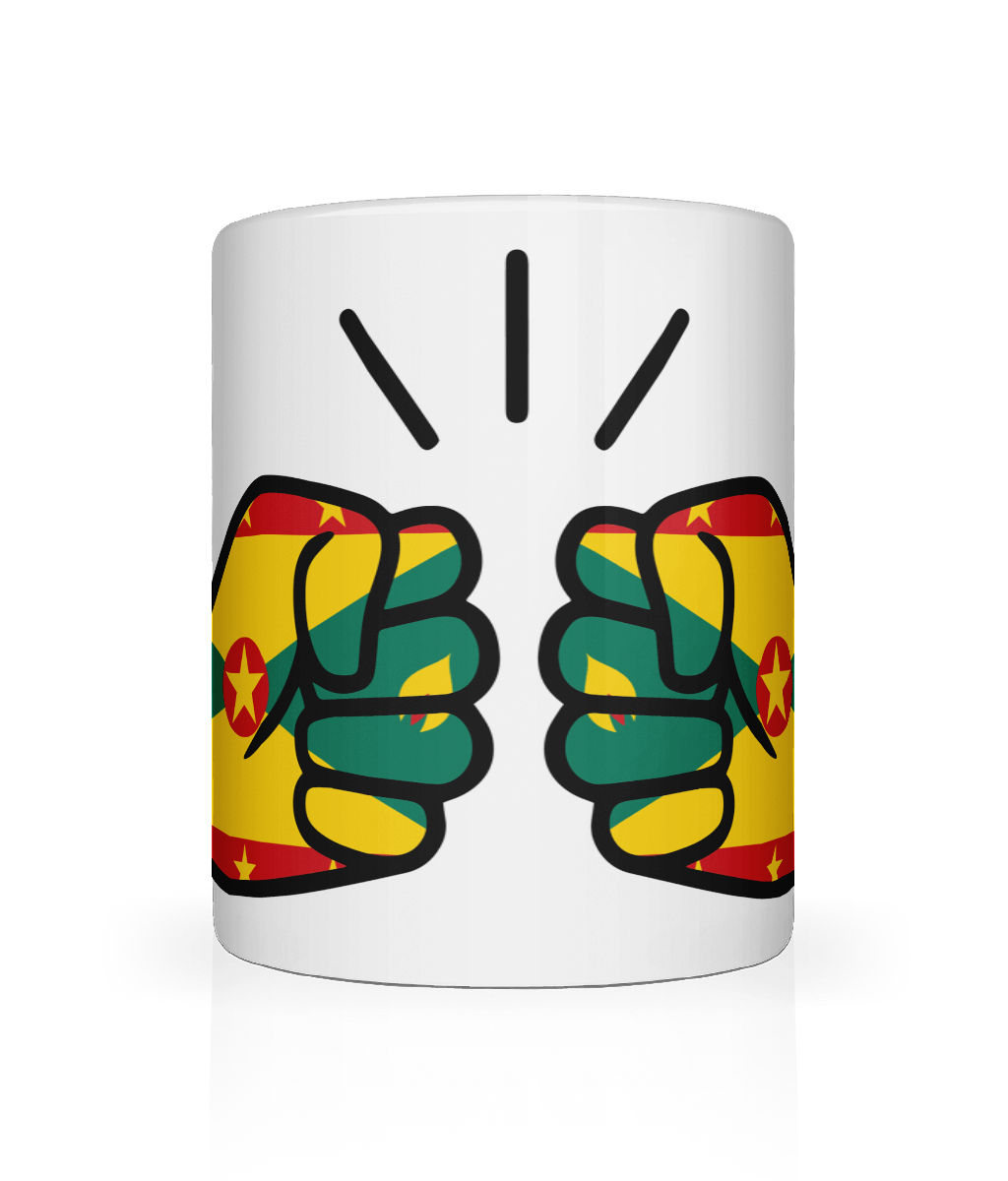 We Run Tings, Grenada, Tea, Coffee Ceramic Mug, Cup, White, 11oz