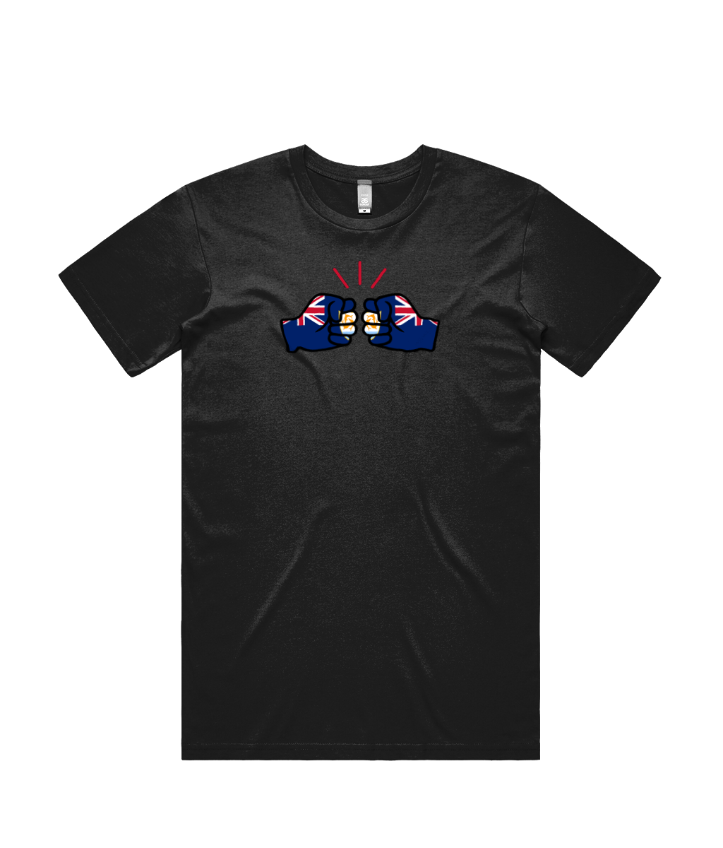 We Run Tings, Anguilla, Men's, Relaxed Fit, Cotton T-Shirt