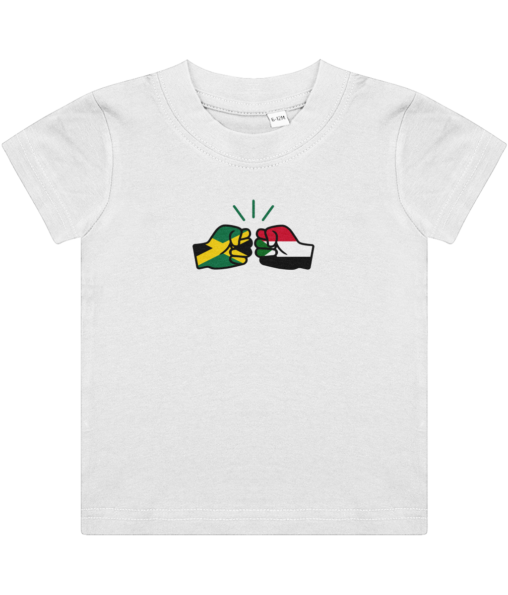 We Run Tings, Jamaica & Sudan, Dual Parentage, Baby/Toddler, Cotton T-Shirt