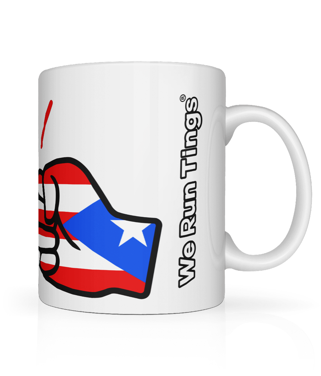 We Run Tings, Puerto Rico Mug