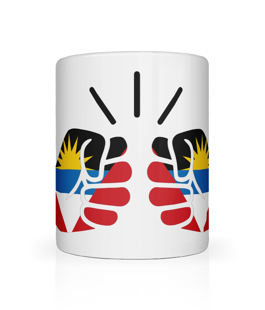 We Run Tings, Antigua and Barbuda, Tea, Coffee Ceramic Mug, Cup, White, 11oz