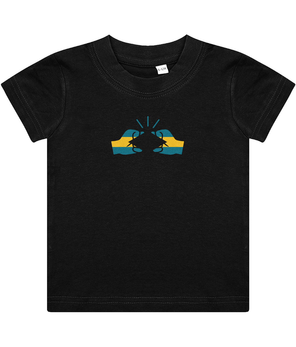 We Run Tings, Bahamas, Baby/Toddler Cotton T-Shirt, Various Colours