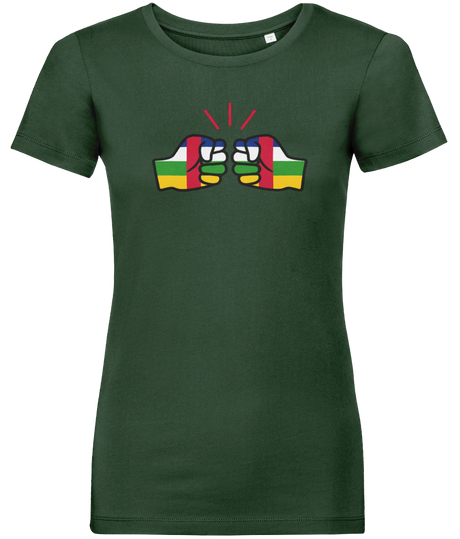 We Run Tings, Central African Republic (CAR), Women's, Organic Ring Spun Cotton, Contemporary Shaped Fit T-Shirt