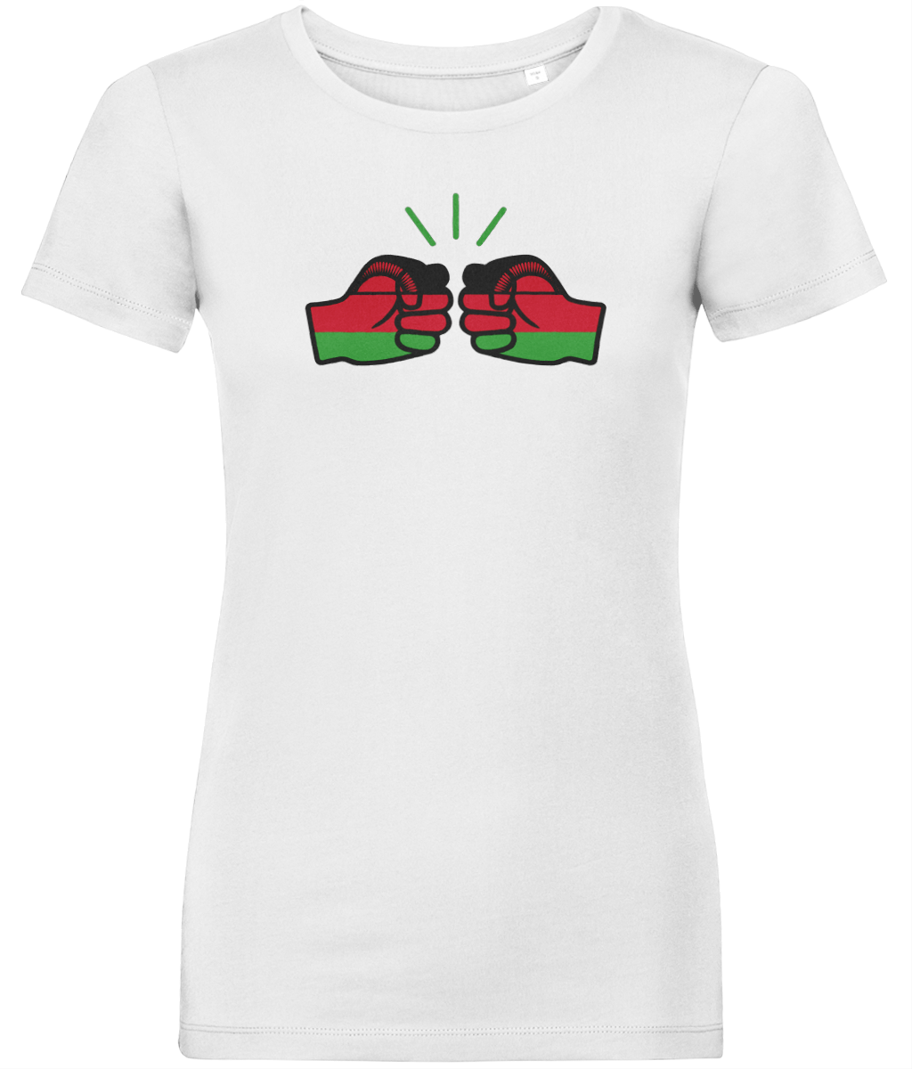 We Run Tings, Malawi, Women's, Organic Ring Spun Cotton, Contemporary Shaped Fit T-Shirt