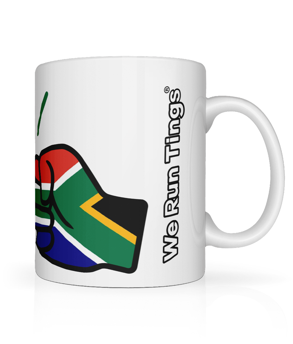 We Run Tings, South Africa Mug
