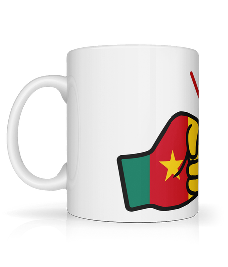 We Run Tings, Cameroon, Tea, Coffee Ceramic Mug, Cup, White, 11oz