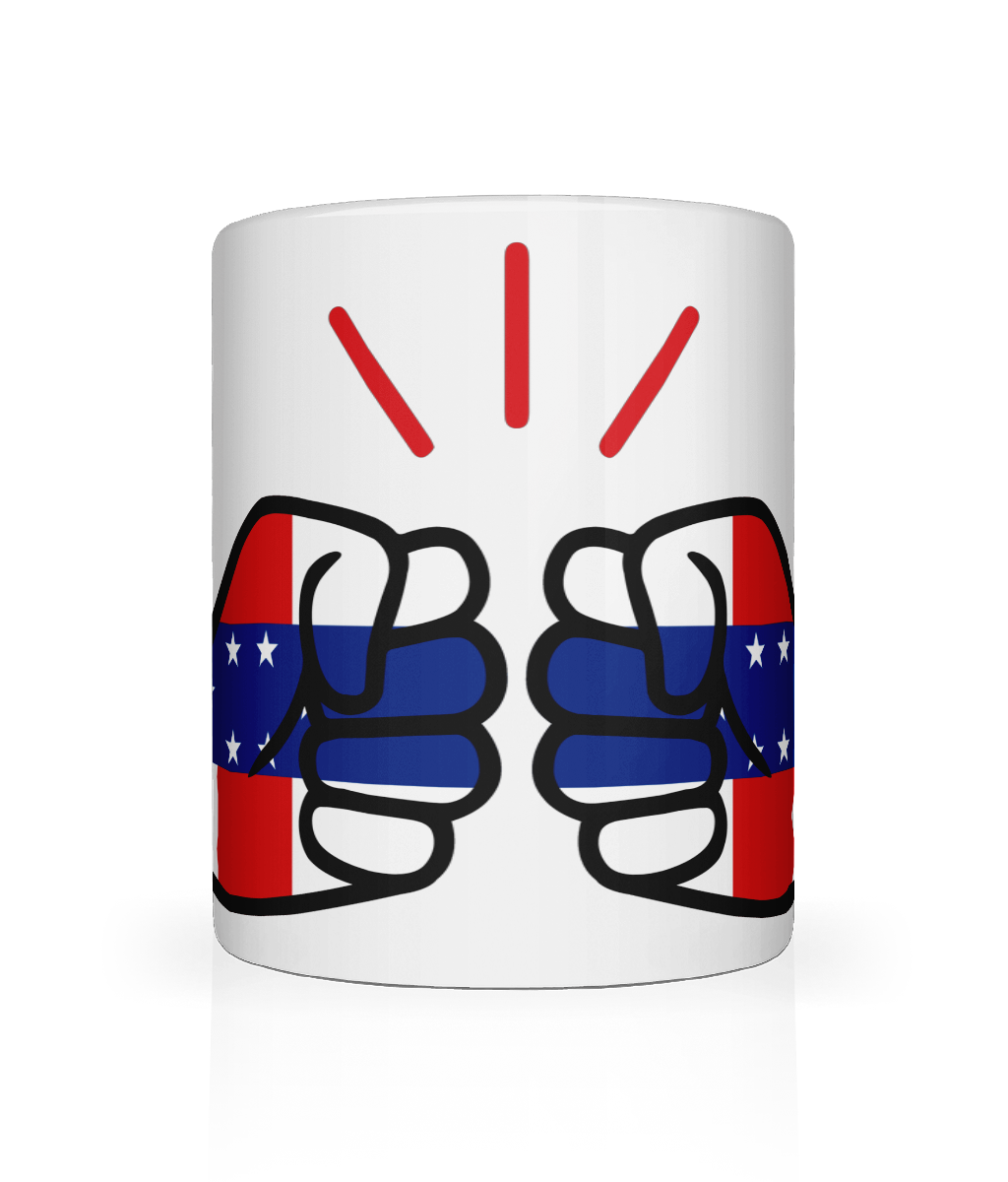 We Run Tings, Netherlands Antilles Mug