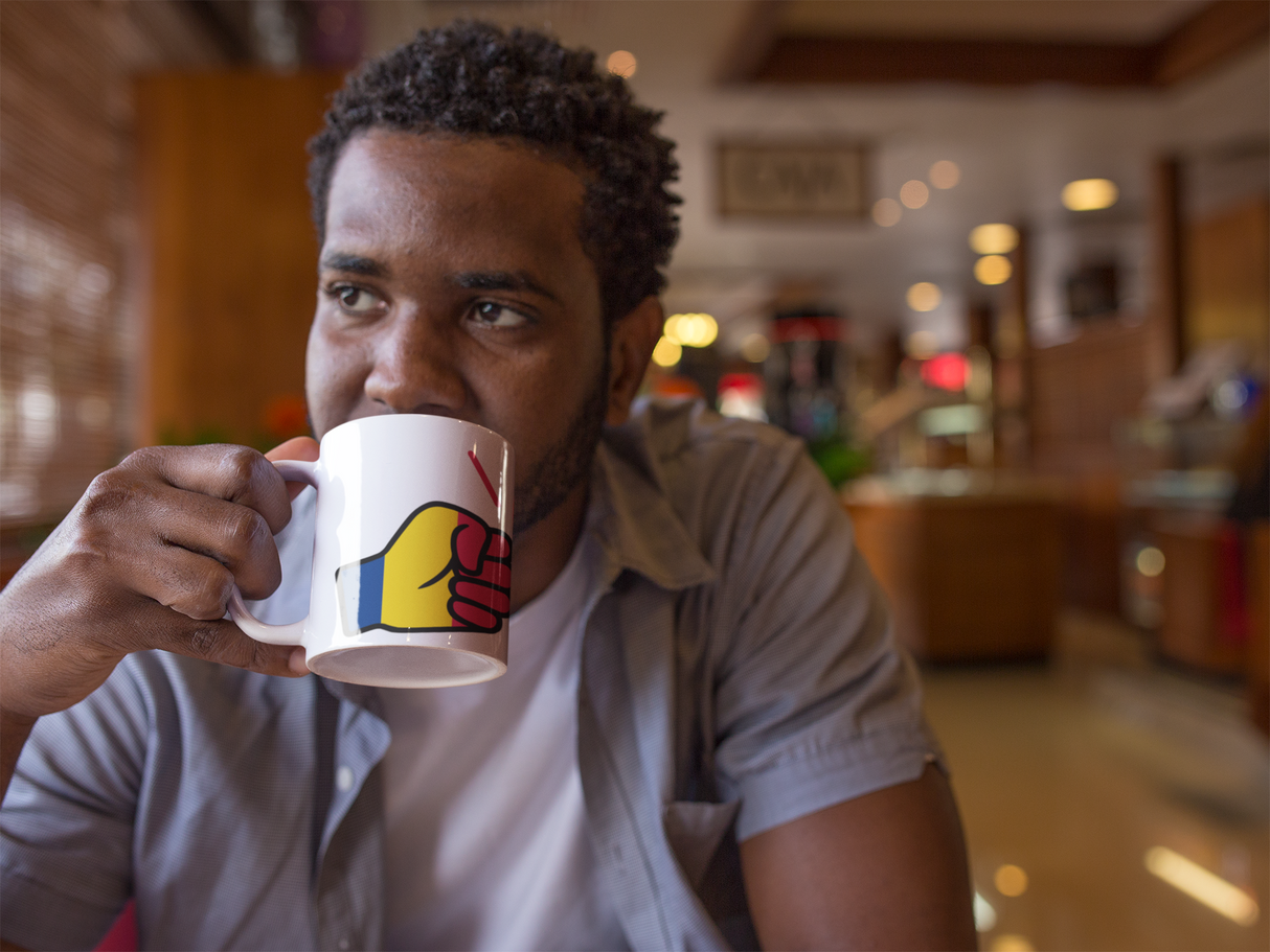 We Run Tings, Chad, Tea, Coffee Ceramic Mug, Cup, White, 11oz