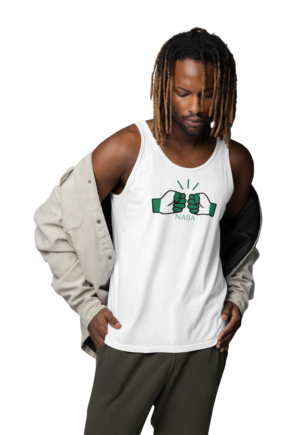 We Run Tings, Nigeria, Naija, White Unisex, Tank, Vest Top