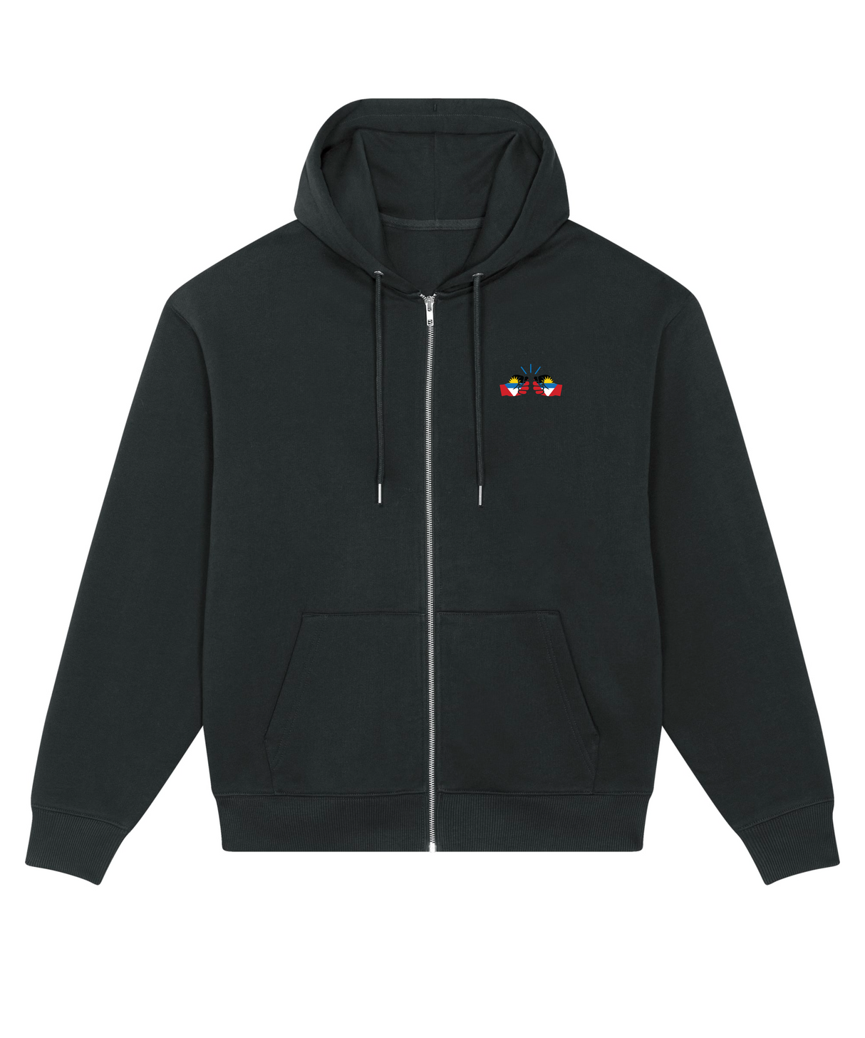 We Run Tings, Antigua, Men's, Badda Patriotic Hoodie, Full-Zip  Relaxed Fit