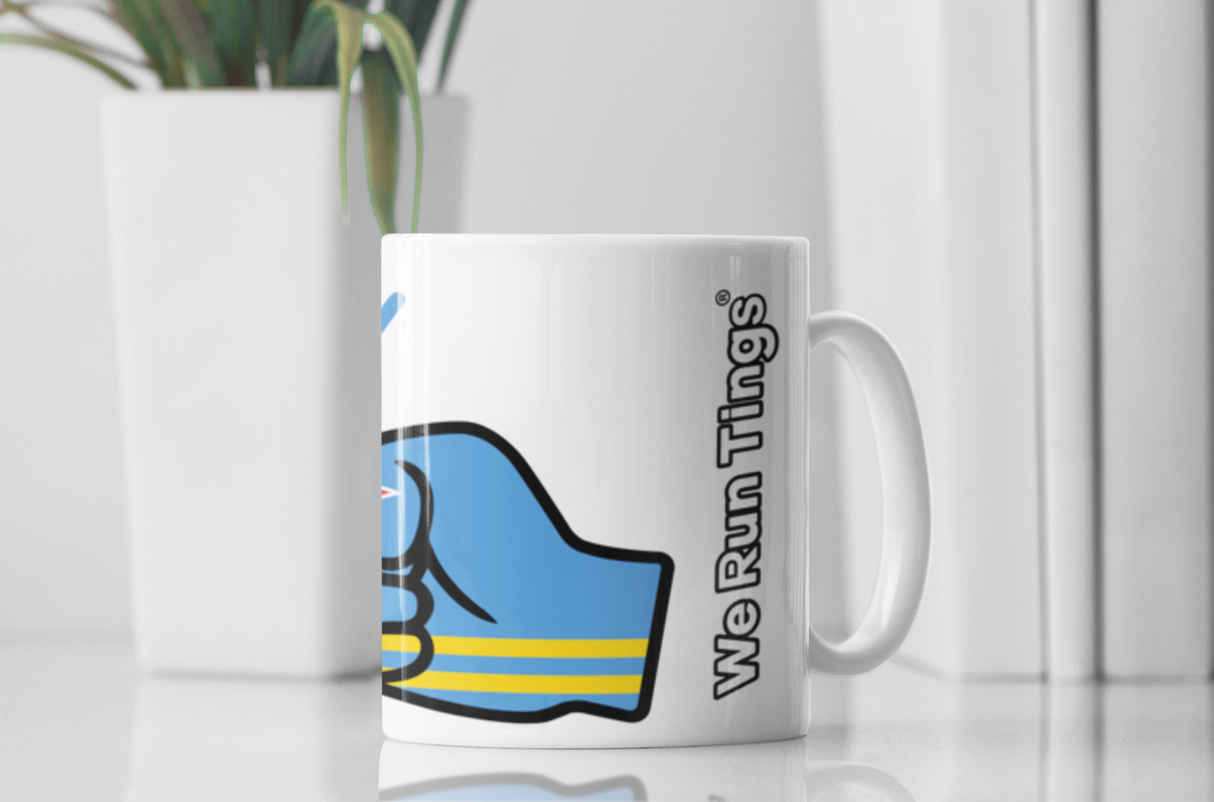 We Run Tings, Aruba Mug
