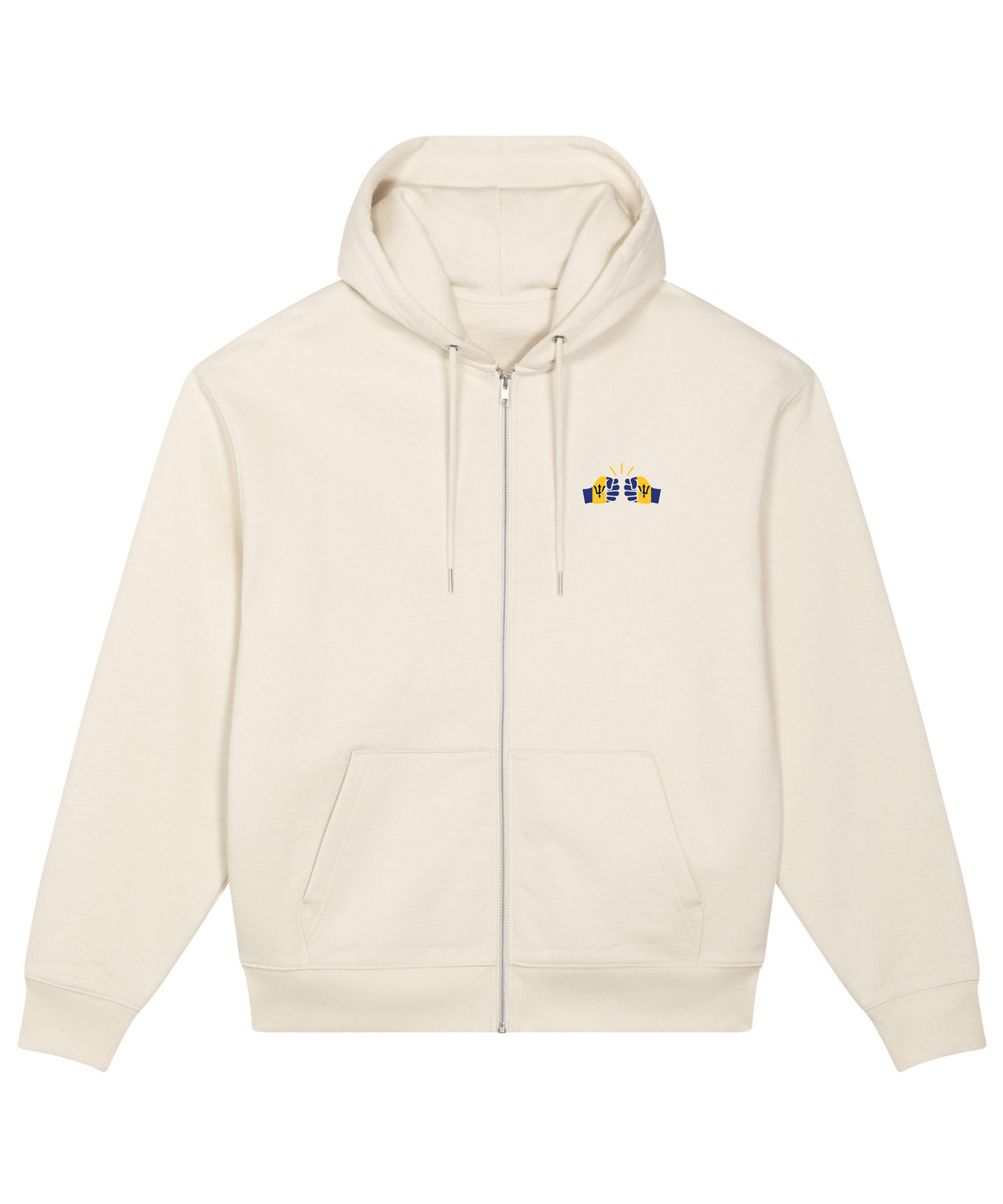 We Run Tings, Barbados, Men's, Badda Patriotic Hoodie, Full-Zip  Relaxed Fit