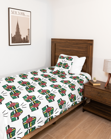 We Run Tings, Dominica, Duvet Cover, Pillowcases Not Included