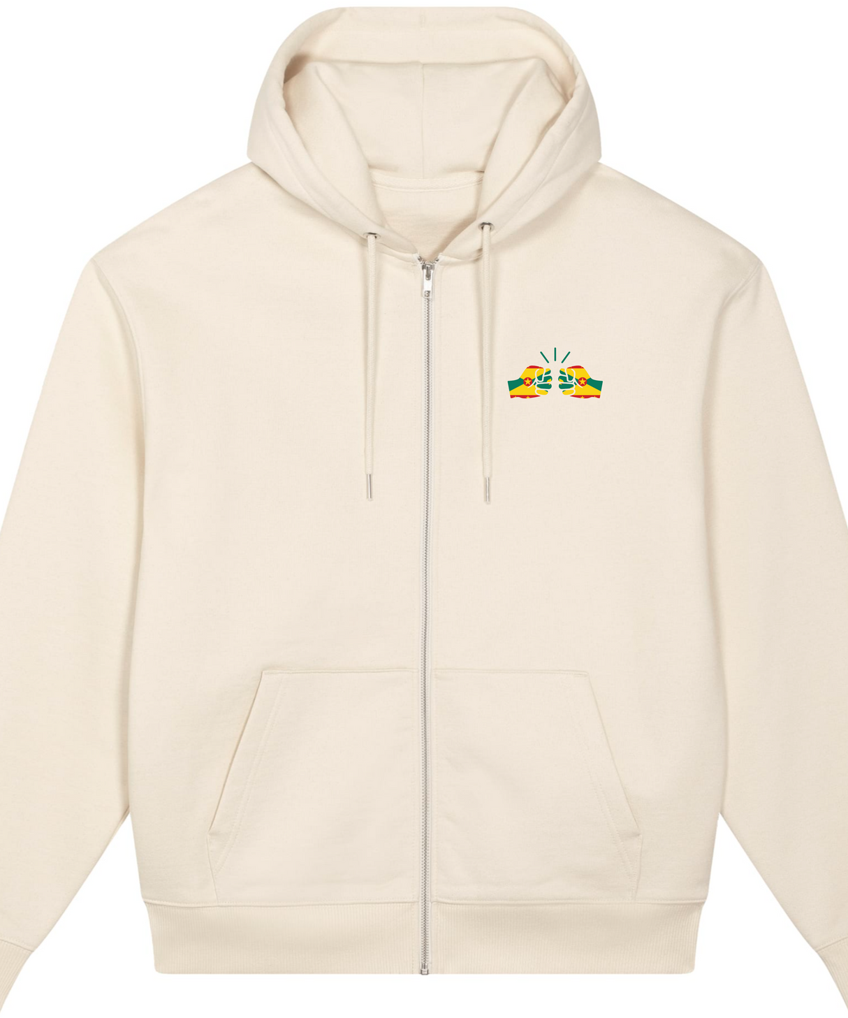 We Run Tings, Grenada, Men's, Badda Patriotic Hoodie, Full-Zip  Relaxed Fit
