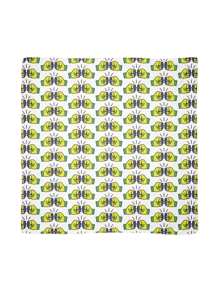 We Run Tings, St.Vincent, Reversible Scarf, Print Scarf, Neck Scarf, Shawl, Maxi Sarong, 140 x 140 cm