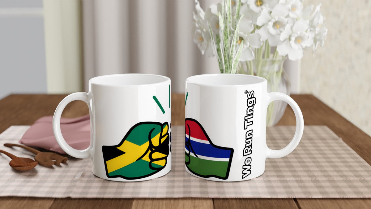 We Run Tings, Jamaica & Gambia, Dual, Mug