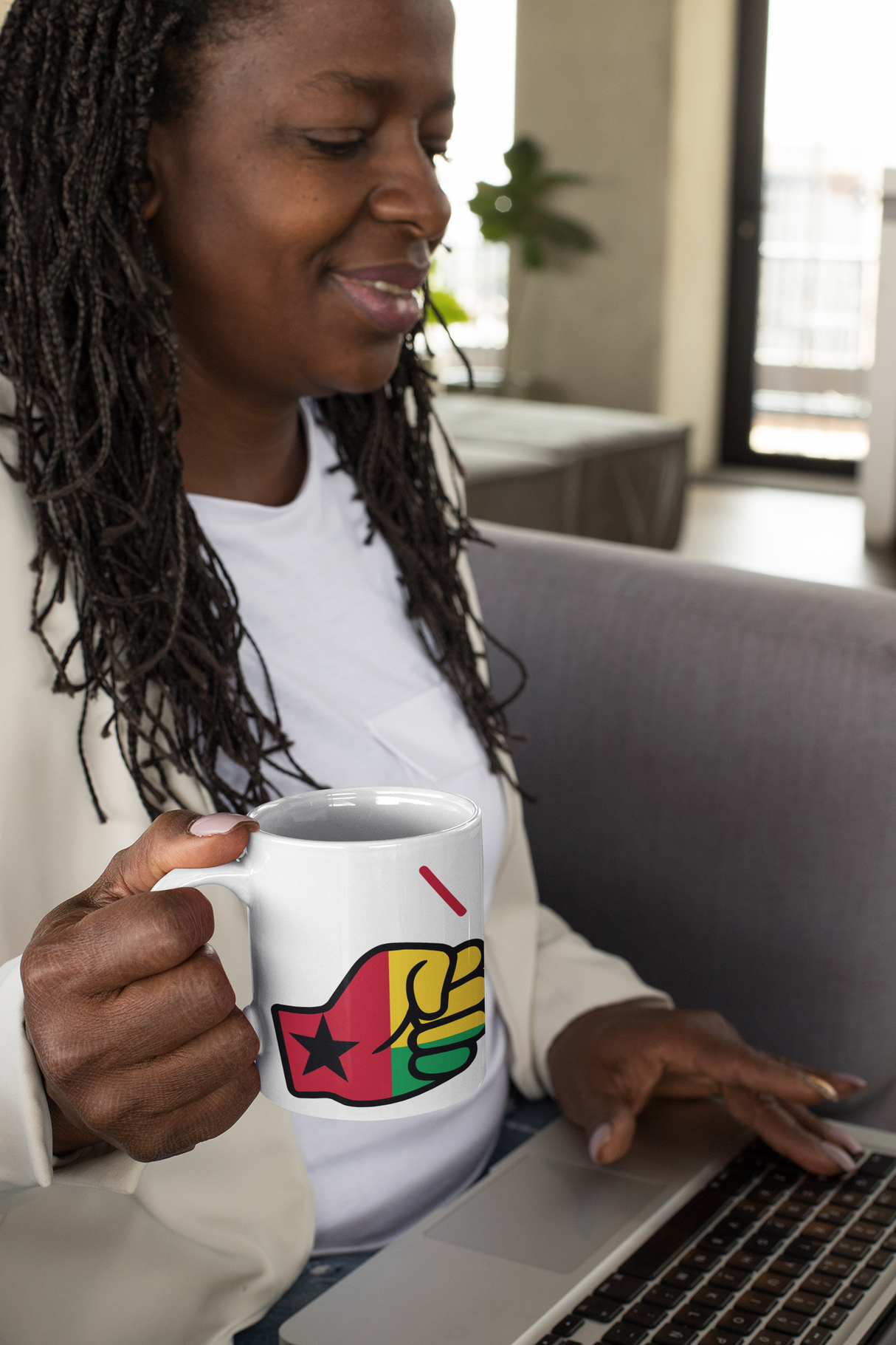 We Run Tings, Guinea-Bissau Mug