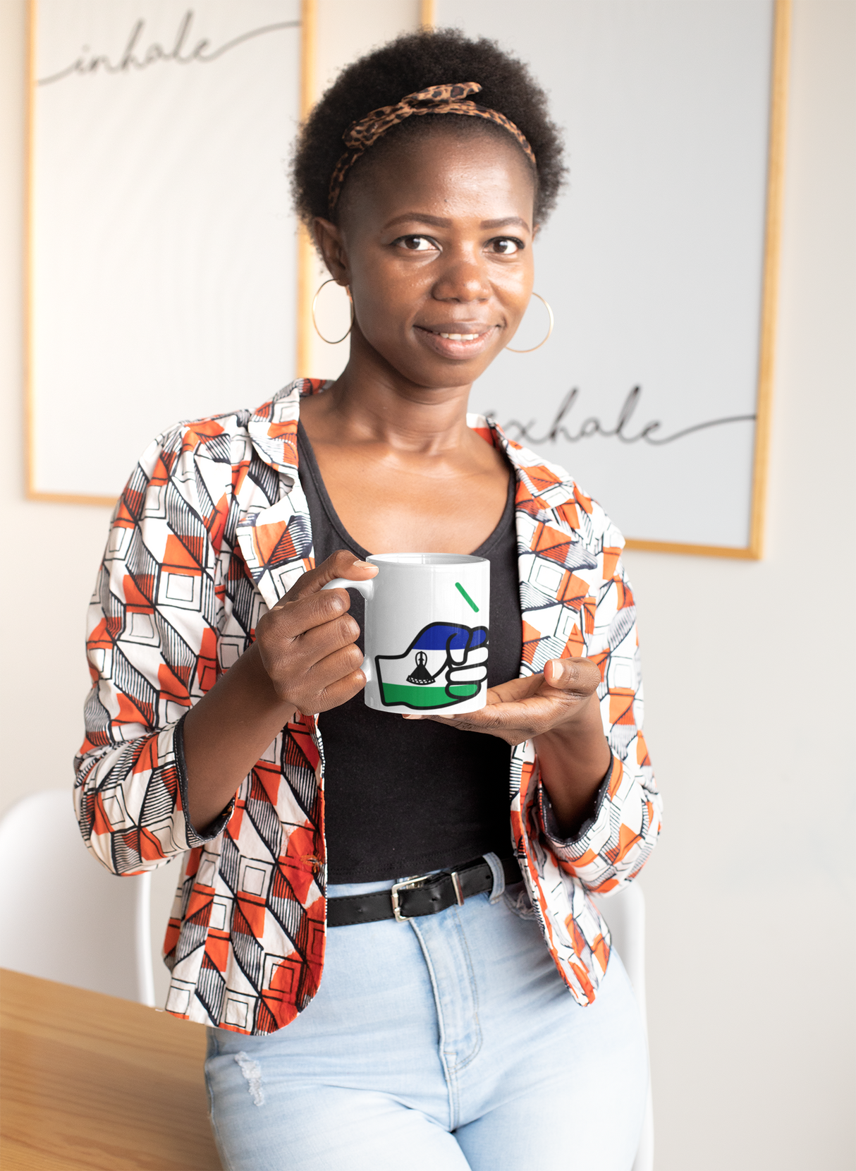 We Run Tings, Lesotho Mug