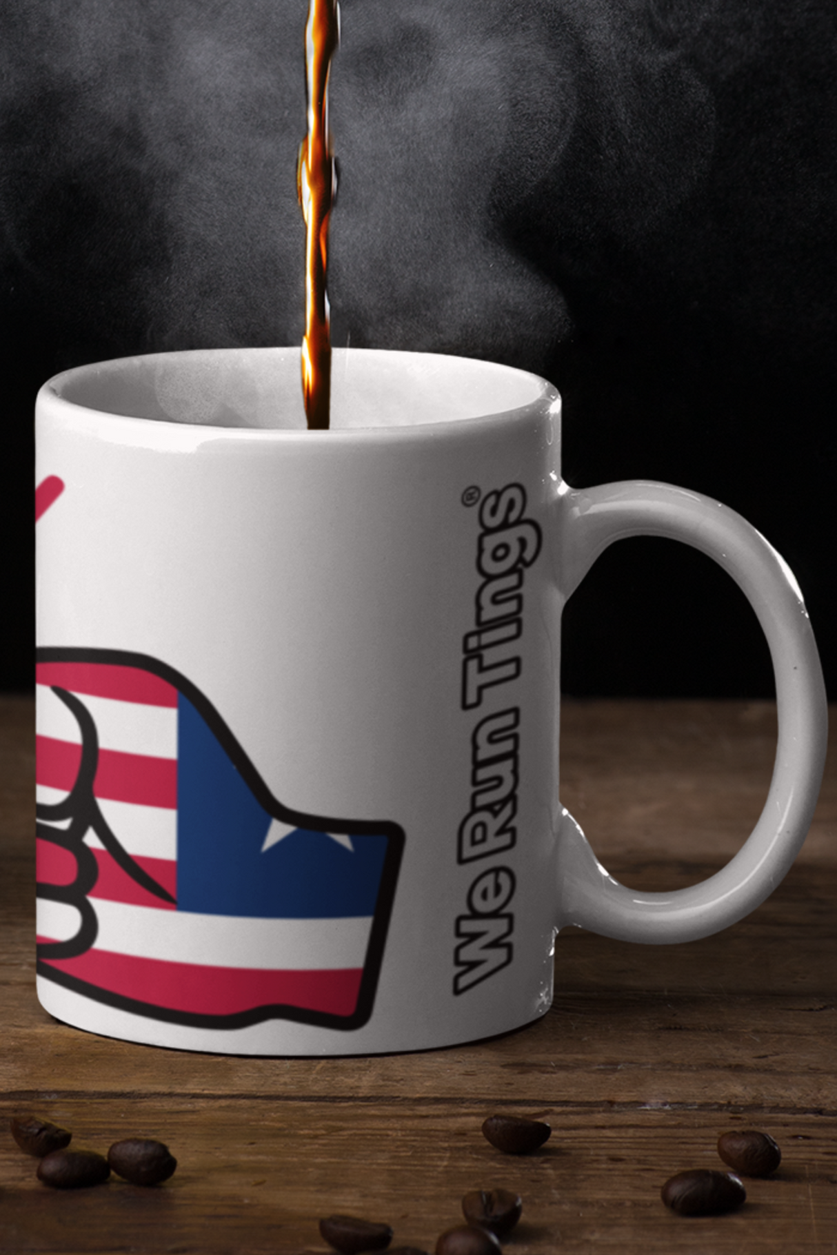 We Run Tings, Liberia Mug