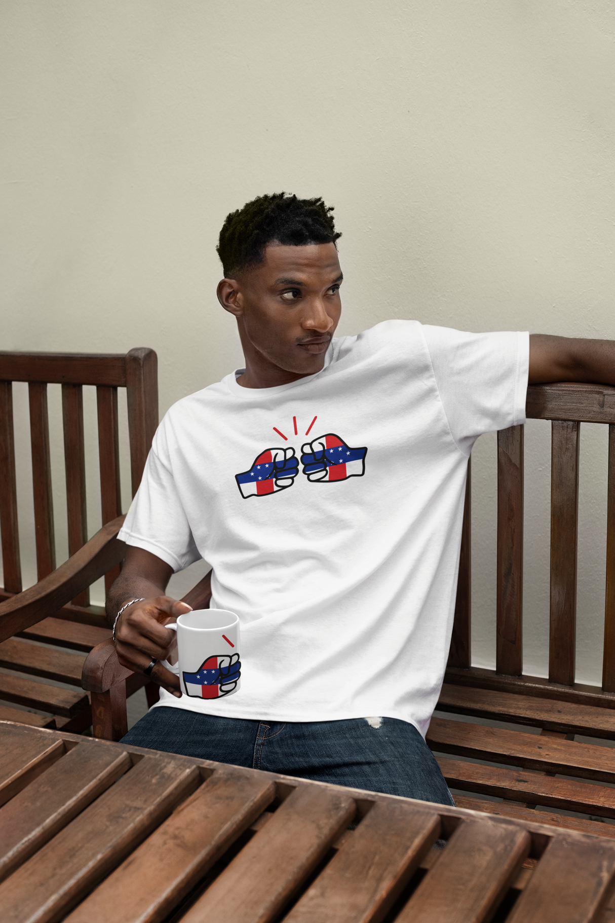 We Run Tings, Netherlands Antilles Mug