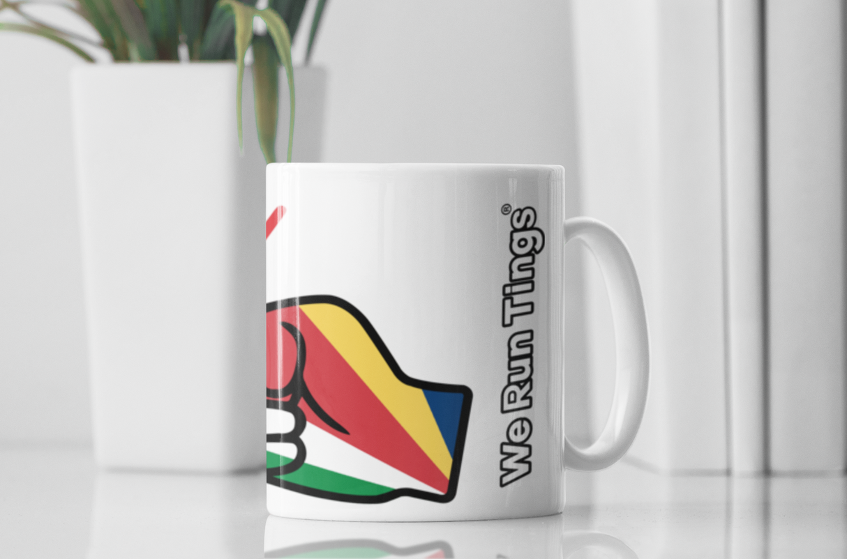 We Run Tings, Seychelles Mug
