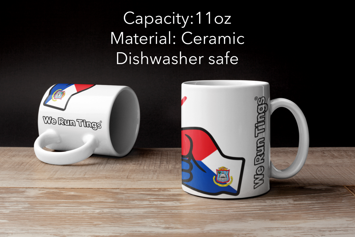 We Run Tings, St Martin Mug