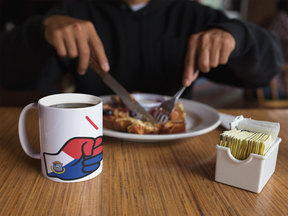 We Run Tings, St Martin Mug