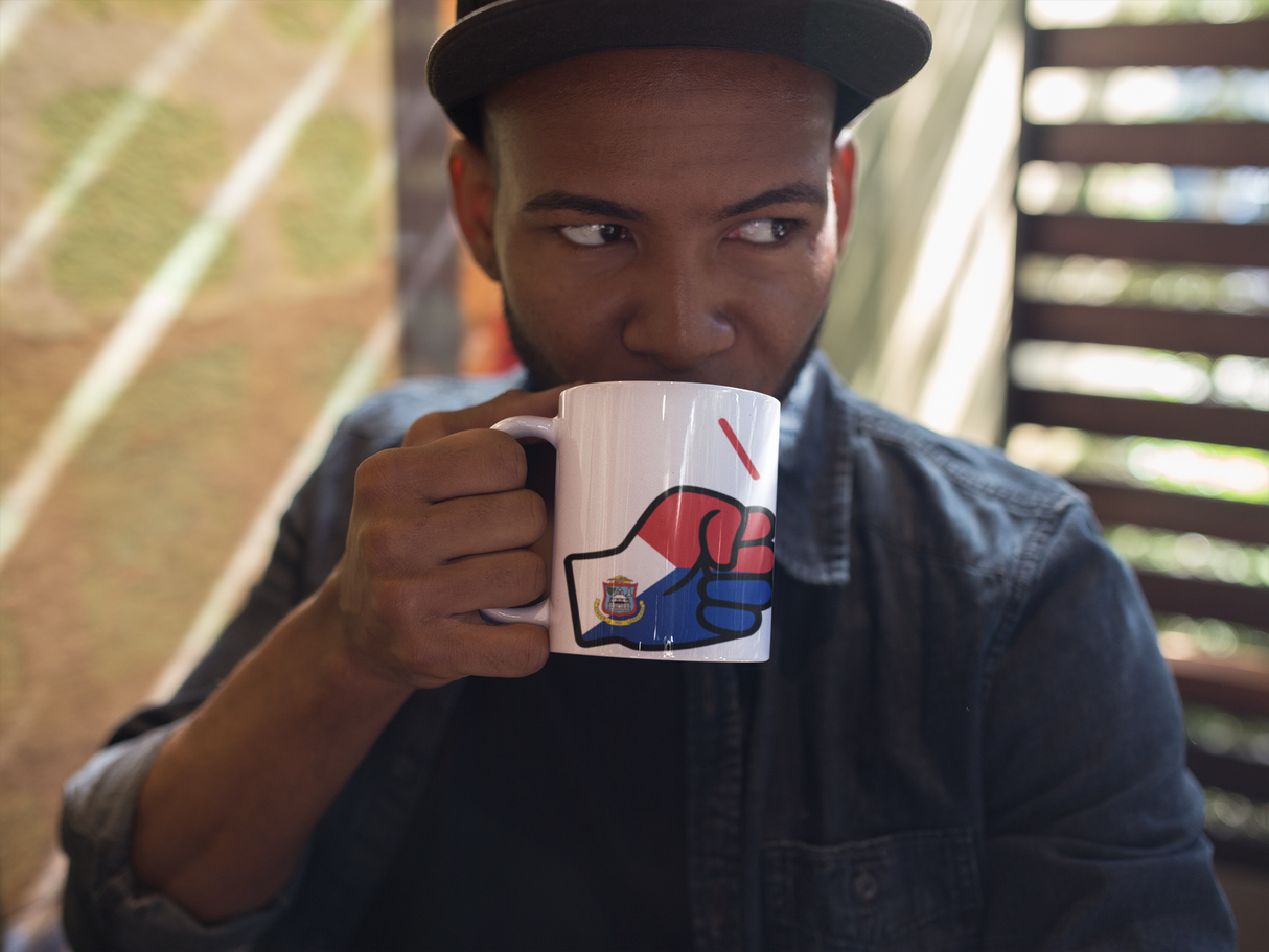 We Run Tings, St Martin Mug