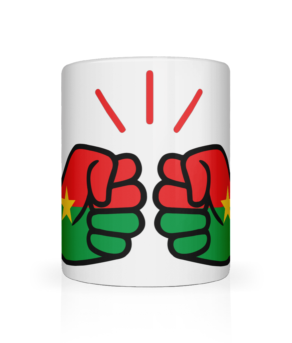 We Run Tings, Burkina Faso, Tea, Coffee Ceramic Mug, Cup, White, 11oz