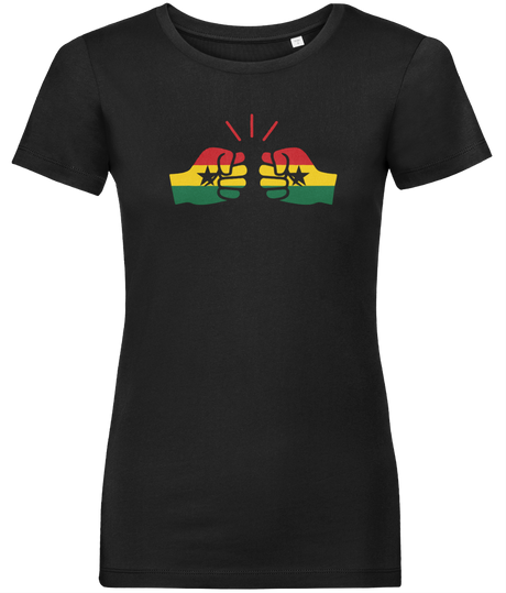 We Run Tings, Ghana, Women's, Organic Ring Spun Cotton, Contemporary Shaped Fit T-Shirt