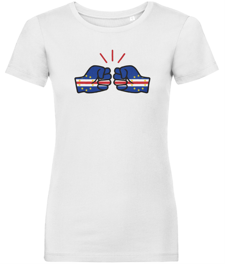 We Run Tings, Cape Verde, Women's, Organic Ring Spun Cotton, Contemporary Shaped Fit T-Shirt