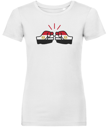 We Run Tings, Egypt, Women's, Organic Ring Spun Cotton, Contemporary Shaped Fit T-Shirt