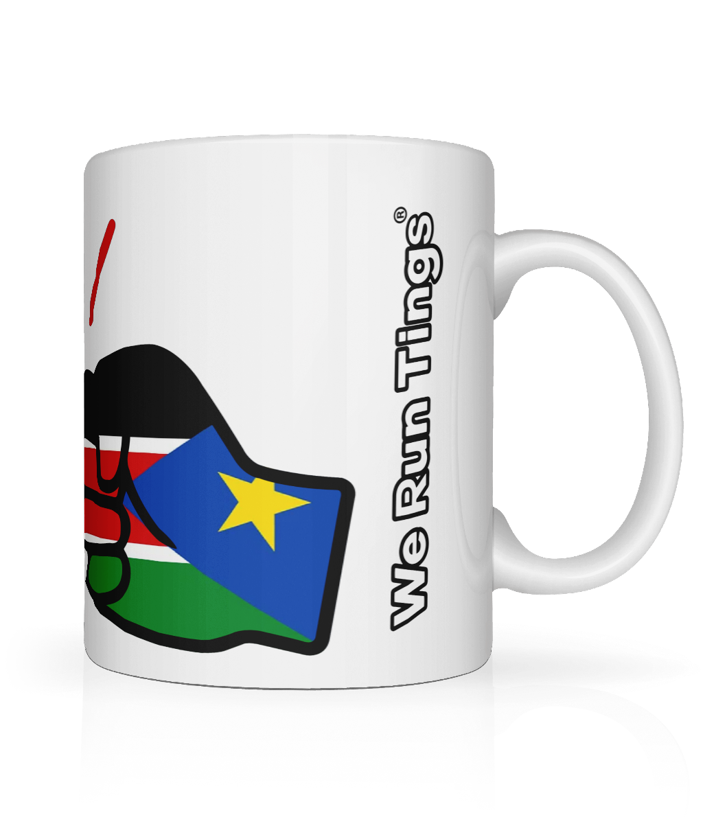 We Run Tings, South Sudan Mug