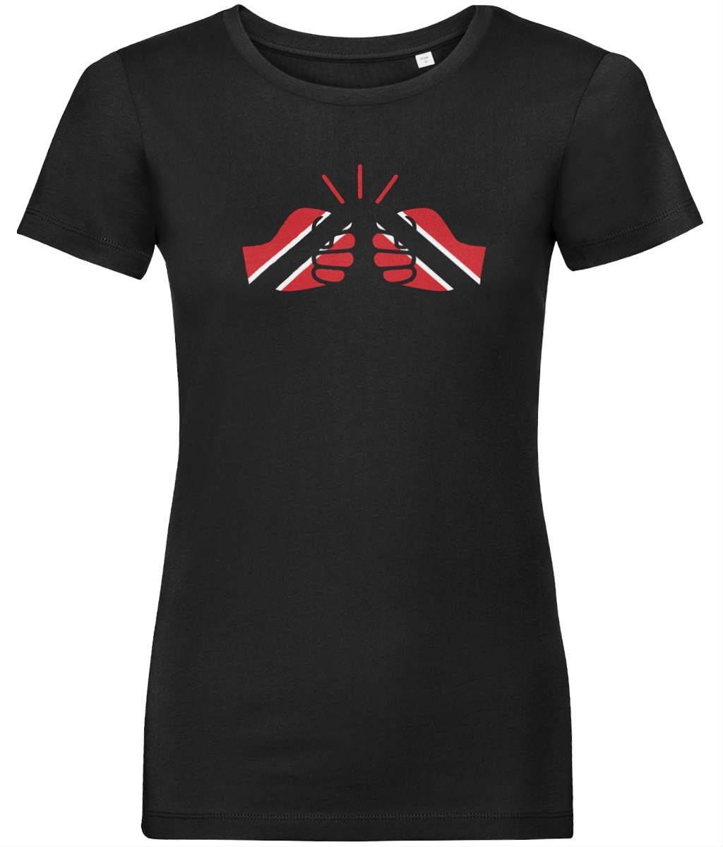 We Run Tings, Trinidad & Tobago, Women's, Organic Ring Spun Cotton, Contemporary Shaped Fit T-Shirt